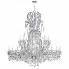 Crystorama 4460-CH-CL-SAQ - Maria Theresa 64'' Swarovski Spectra Crystal Polished Chrome Chandelier