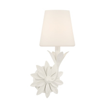 Crystorama 571-OP-MT - Broche 6.5'' Matte White Sconce