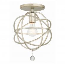 Crystorama 9220-OS_CEILING - Solaris 9'' Olde Silver Semi Flush Mount