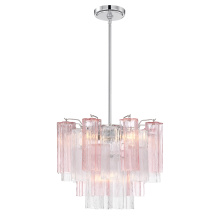 Crystorama ADD-300-CH-SP - Addis 17.75'' Polished Chrome Chandelier