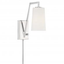 Crystorama AVO-B4201-PN - Avon 5'' Polished Nickel Task Sconce