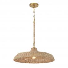 Crystorama ODS-7801-SG - Odessa 1 Light Soft Gold Pendant
