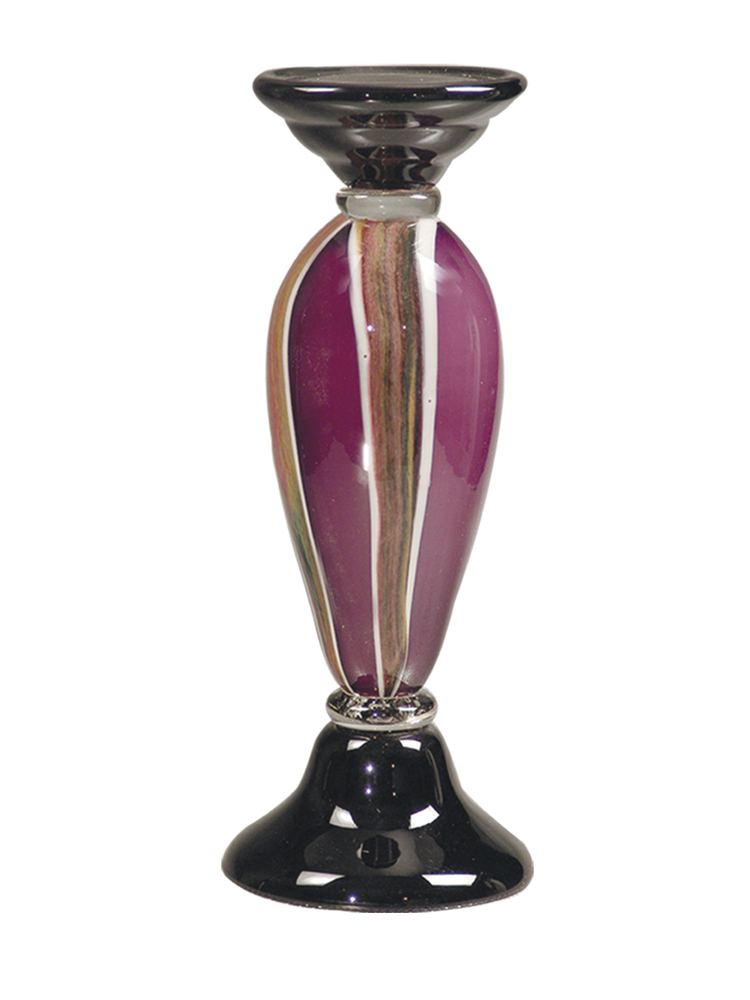 Melrose Hand Blown Art Glass Candle Holder