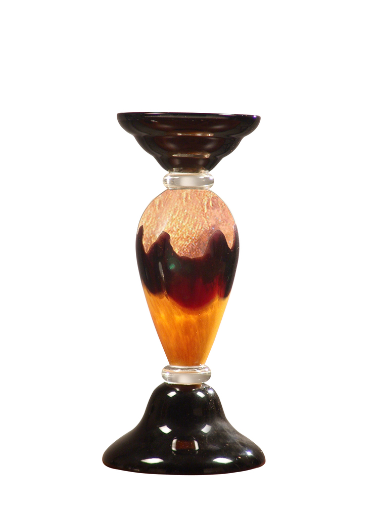 Sonora Small Hand Blown Art Glass Candle Holder