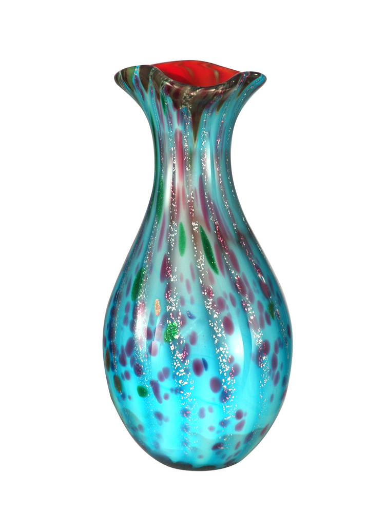 Lagood Hand Blown Art Glass Vase