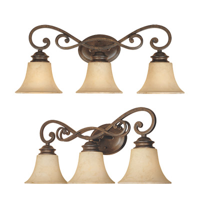 Mendocino 3 Light Bath Bar