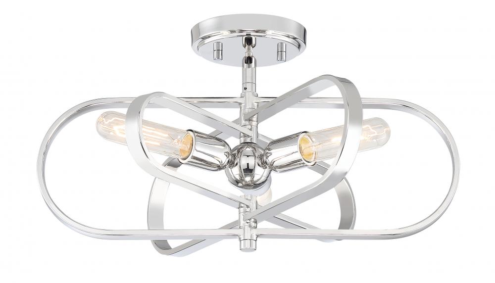 Kenzo 3 Light Semi-Flush