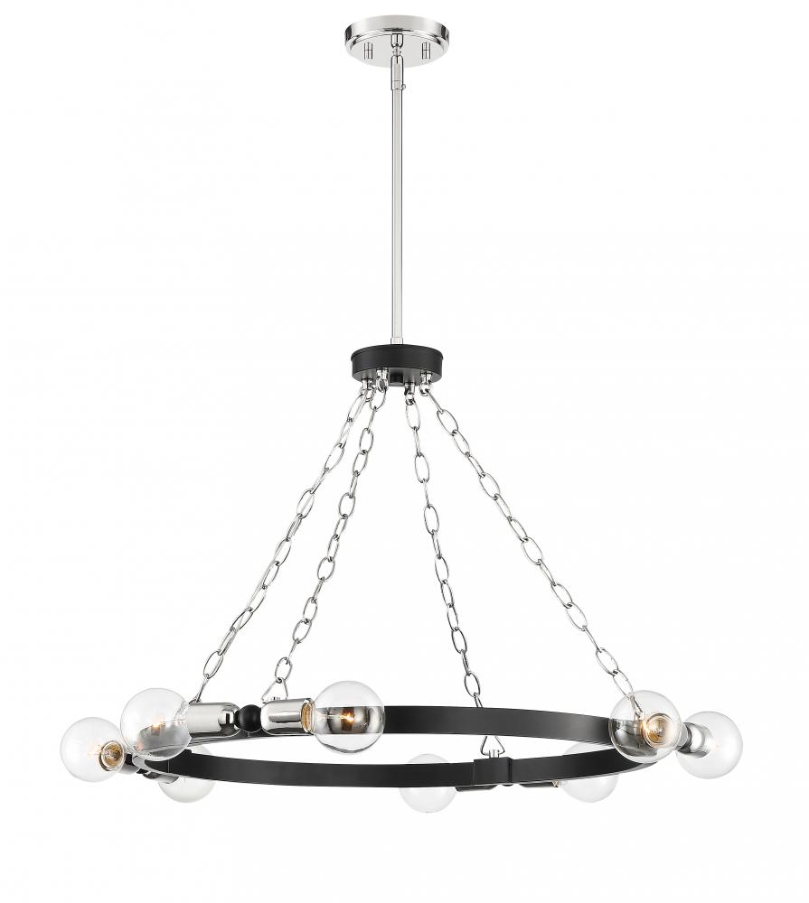 Huxton 29.75" 8-Light Chandelier
