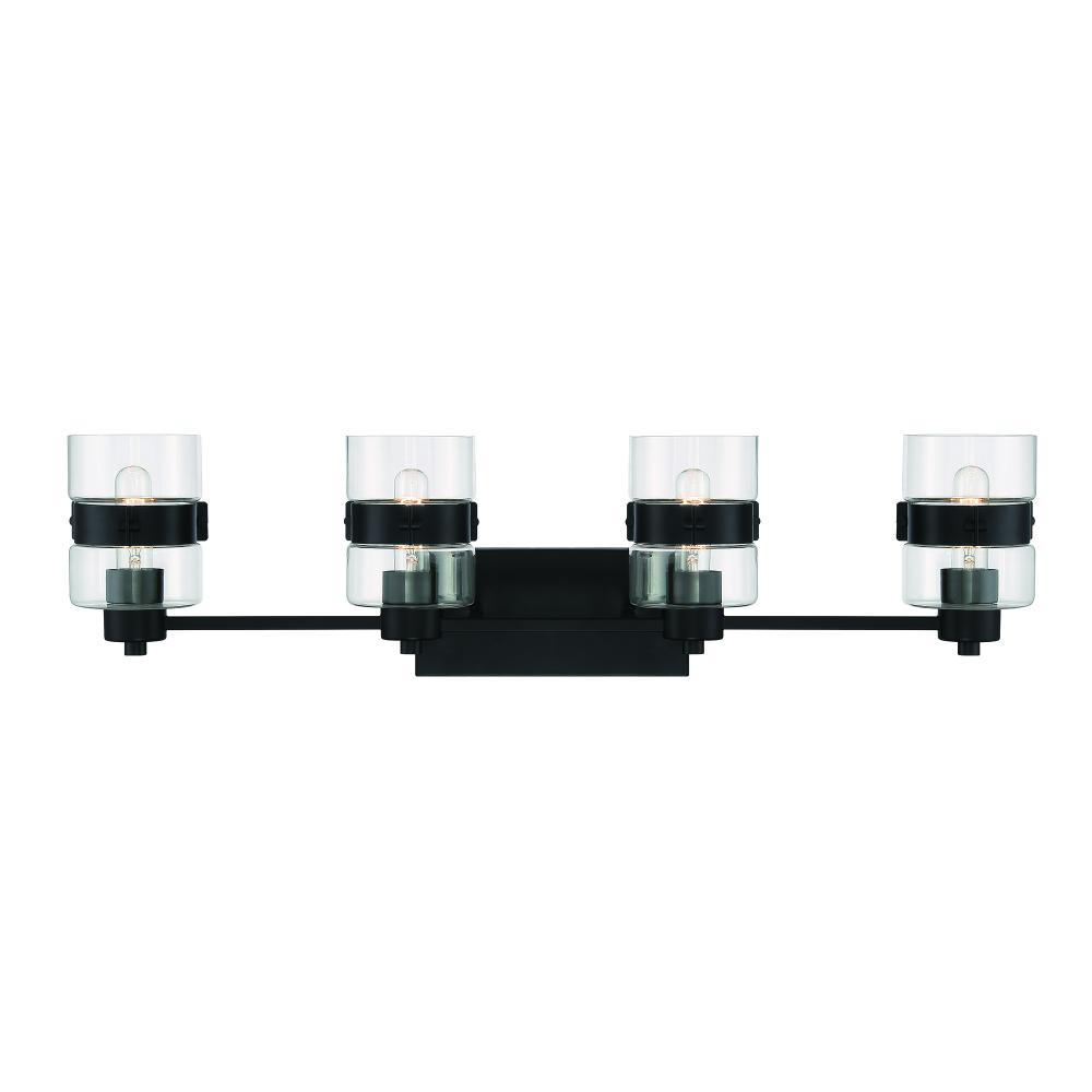 Midnight LA 33" 4-Light Vanity