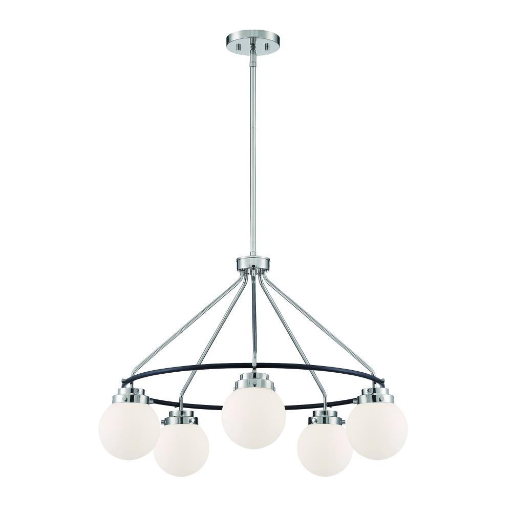Elle 28" 5-Light Chandelier