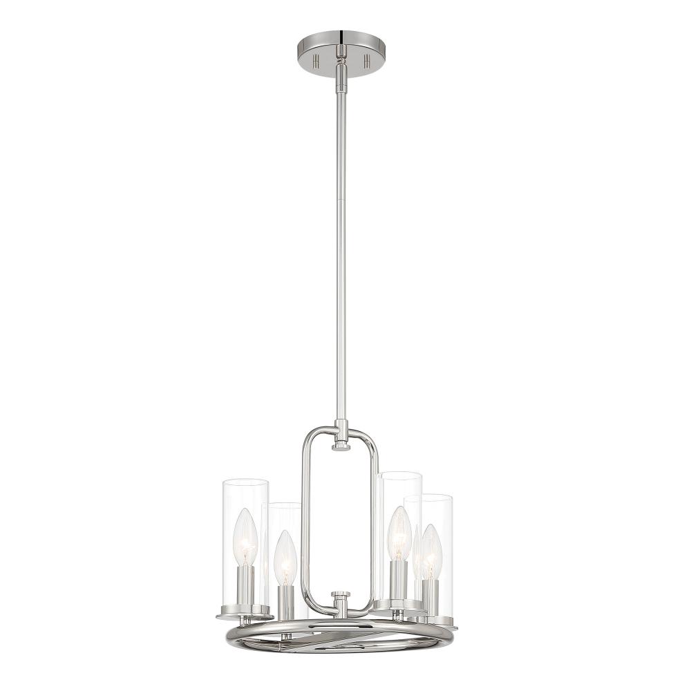 Hudson Heights 14" 4-Light Convertible Pendant