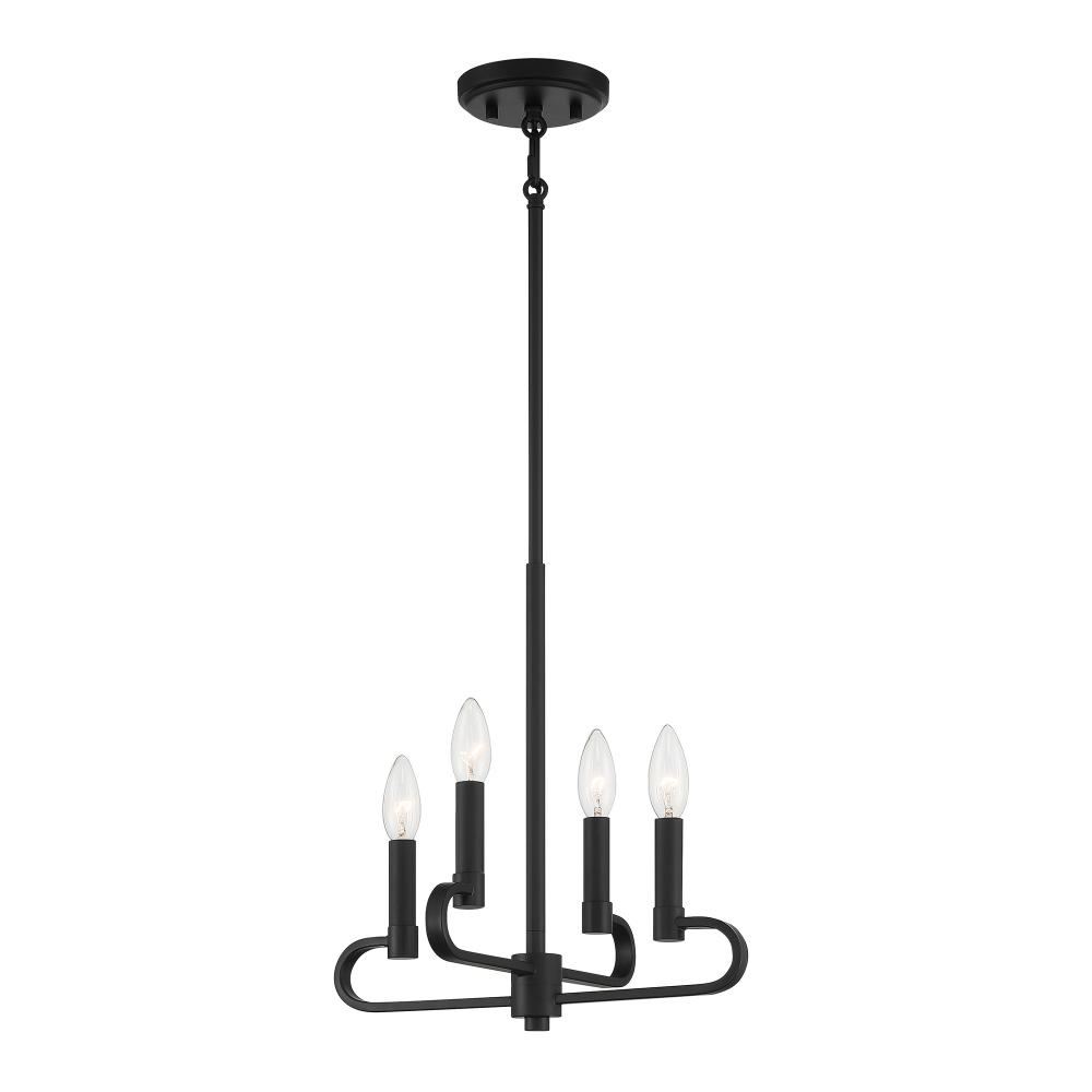 Summit 14" 4-Light Convertible Chandelier