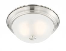 Designers Fountain 1257S-SP-W - Reedley 11.25" 2-Light Flush Mount