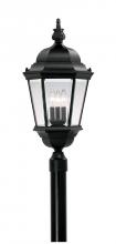Designers Fountain 2956-BK - Farrell 28" 3-Light Outdoor Post Lantern