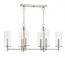 Designers Fountain 87286-SP - Harlowe 6 Light Island