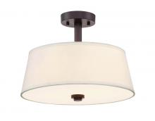 Designers Fountain 88511-SB - Studio 15" 2-Light Semi-Flush