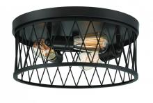 Designers Fountain 91123-VB - Arris 14.5" 3-Light Flush Mount
