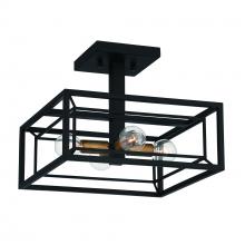 Designers Fountain D237C-SF-MB - Within 12" 4-Light Semi-Flush