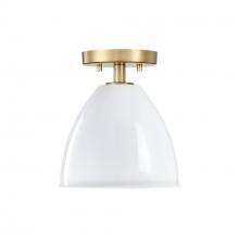 Designers Fountain D300M-SF-BG - Biba 8.25" 1-Light Semi-Flush