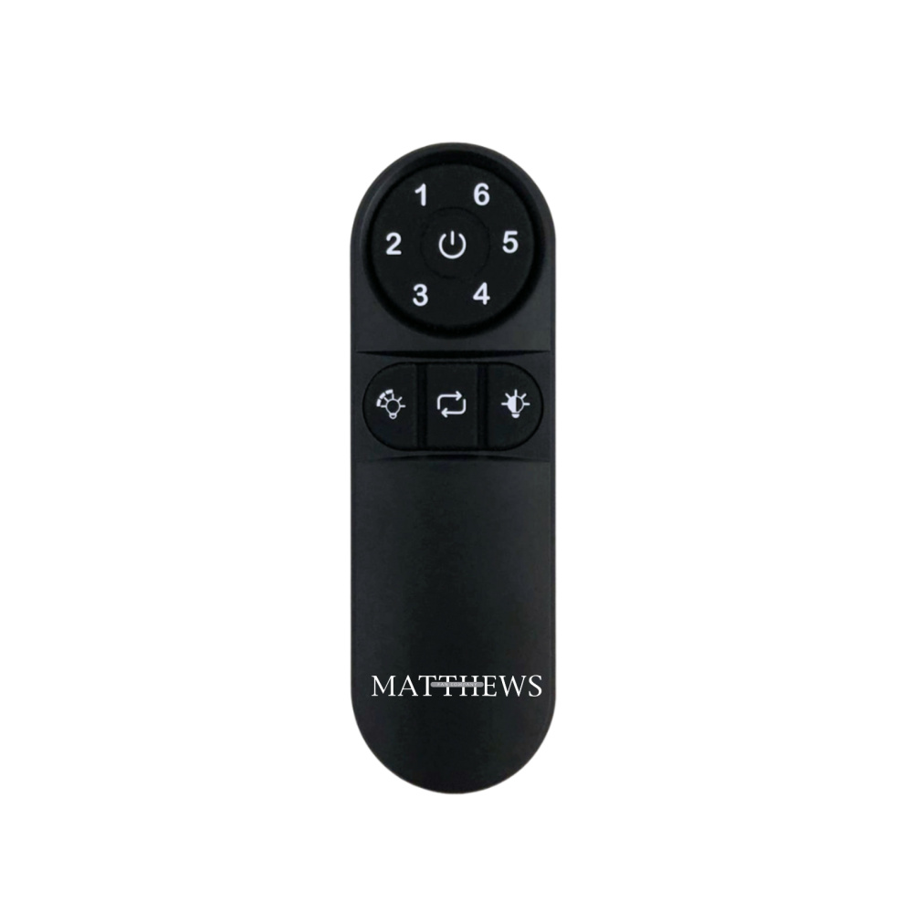 Hand Held Remote - 6 Speed Control and Reverse - 5CCT LED Control - Dimmable