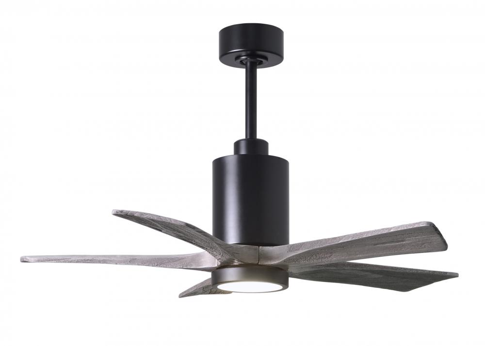 Patricia-5 - 42" Five Blade Ceiling Fan - 5CCT Integrated LED - Matte Black Finish