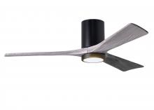Matthews Fan Company IR3HLK-BK-BW-52 - Irene - 3HLK - Matte Black - Barn Wood Tone Blades - 52" Blades