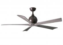 Matthews Fan Company IR5-TB-BW-60 - Irene 5 - Textured Bronze - Barn Wood Tone Blades - 60" Blades - 10" Downrod