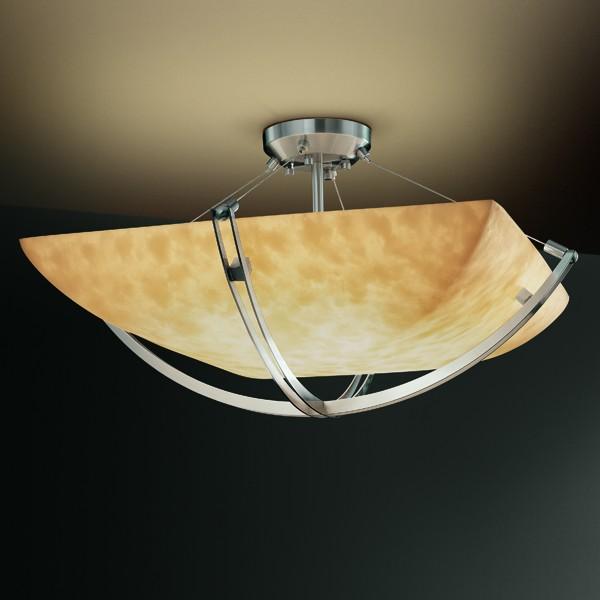 18" Semi-Flush Bowl w/ Crossbar