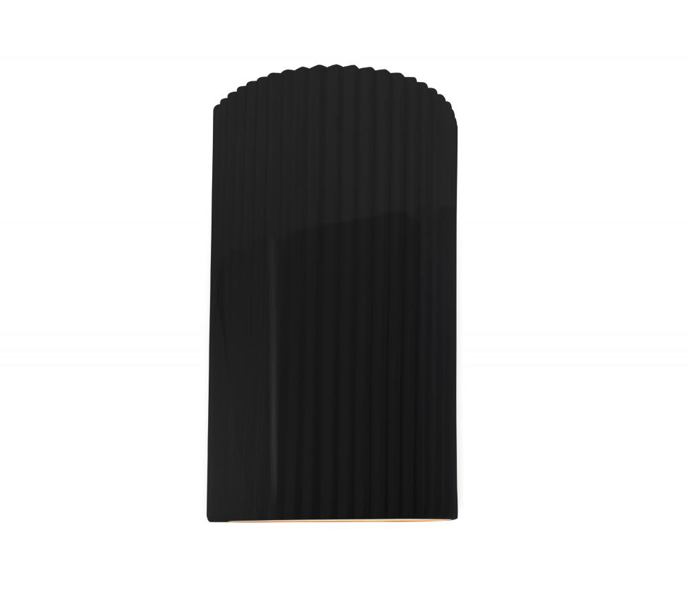 Large ADA LED Pleated Cylinder (Outdoor)