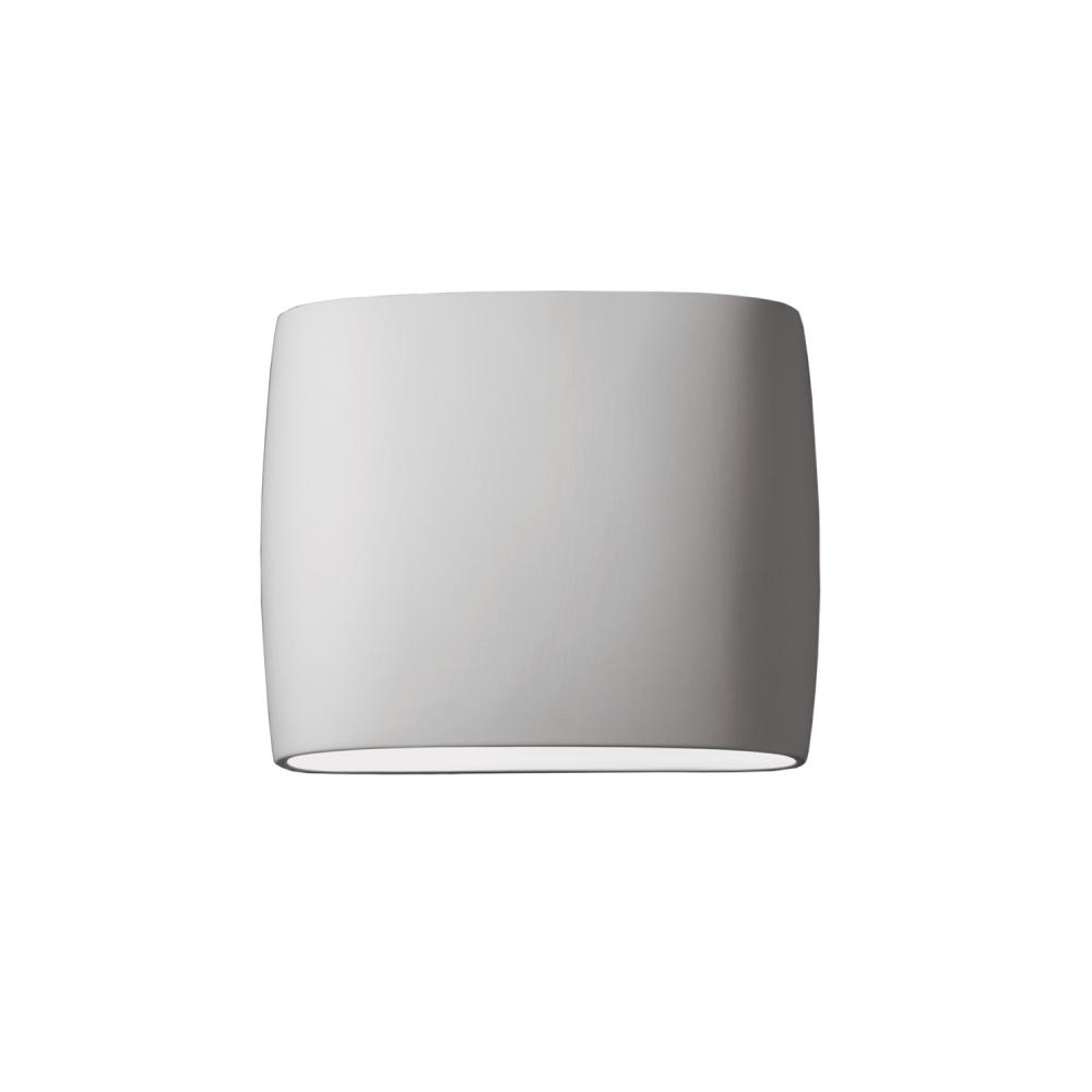 Wide ADA Oval Wall Sconce (Outdoor) - Closed Top