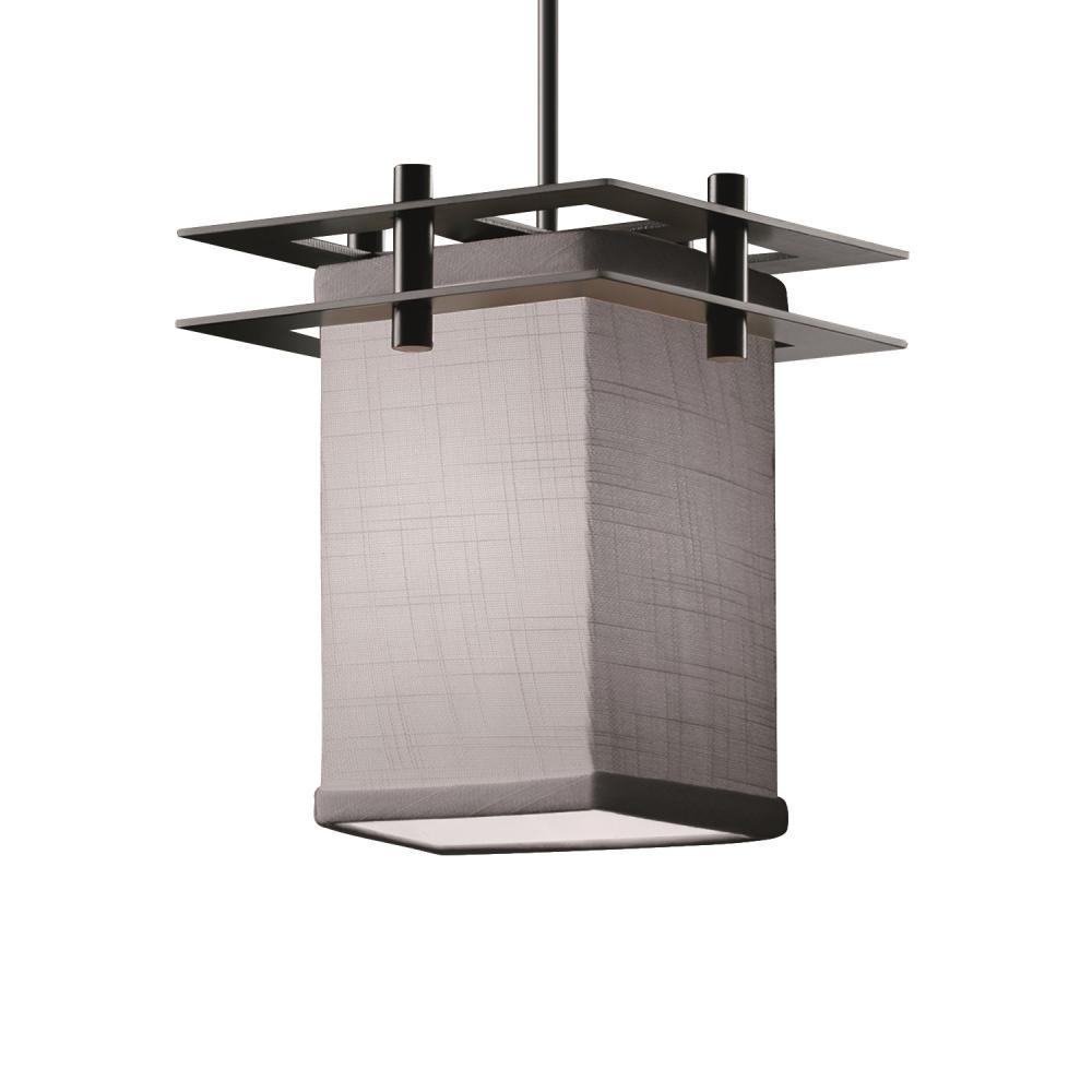 Metropolis 1-Light Small Pendant (2 Flat Bars)