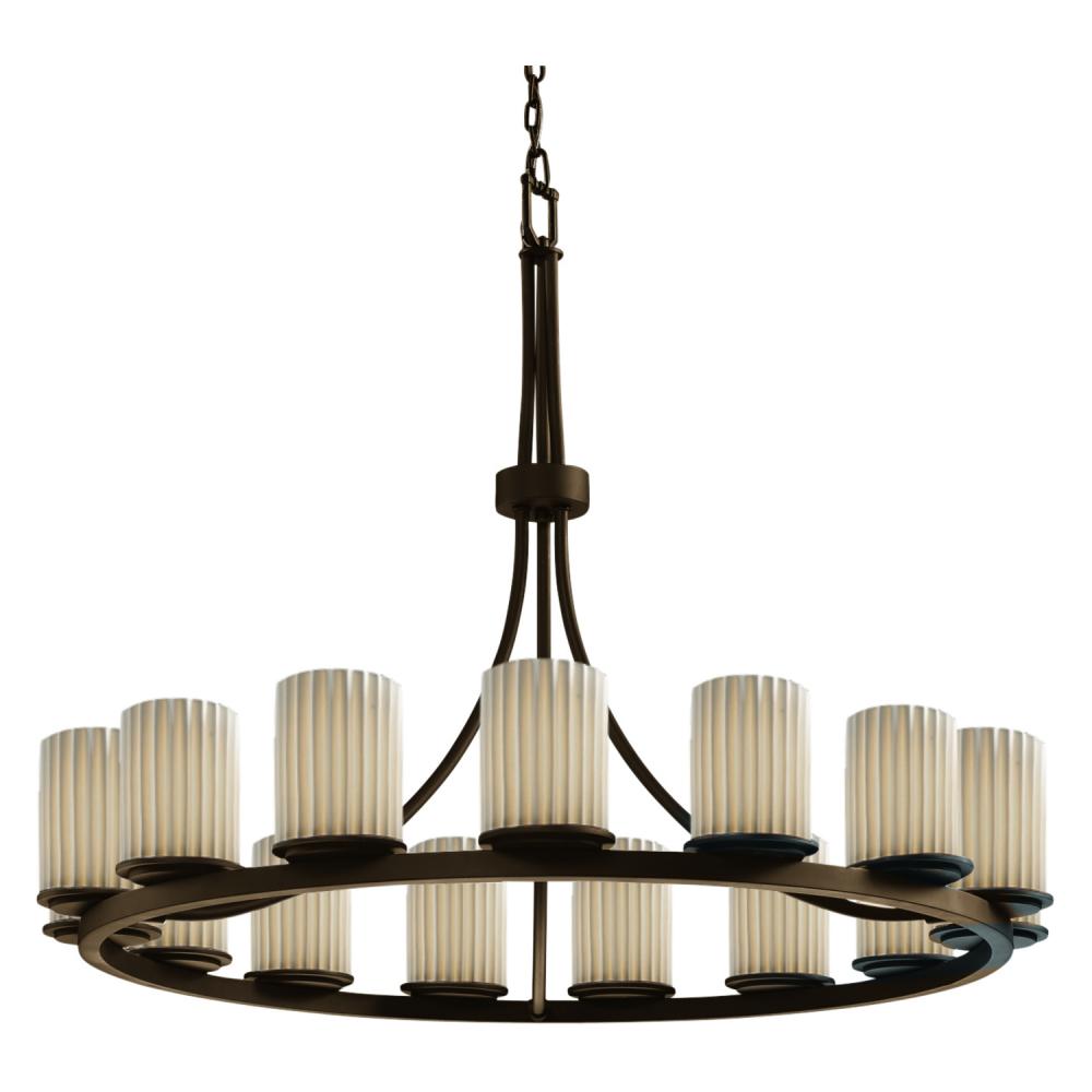 Dakota 15-Light 1-Tier Ring LED Chandelier