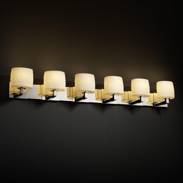 Modular 6-Light Bath Bar