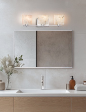 Justice Design Group ALR-8443-30-CROM - Era 3-Light Bath Bar