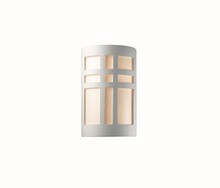 Justice Design Group CER-7285-BIS - Small Cross Window - Open Top & Bottom