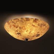 Justice Design Group ALR-9671-25-ABRS - 18" Semi-Flush Bowl w/ GU24-LED Lamping