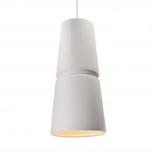 Justice Design Group CER-6435-BIS-CROM-RIGID-LED2-1400 - Large Cone 1-Light LED Pendant