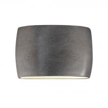 Justice Design Group CER-8898-ANTS-LED2-2000 - Wide ADA Large Oval LED Wall Sconce - Closed Top