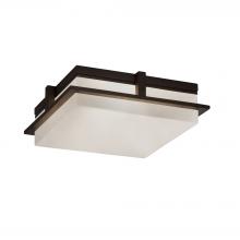 Justice Design Group CLD-7569W-DBRZ - Avalon 14" Large LED Outdoor Flush-Mount