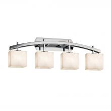 Justice Design Group CLD-8594-55-CROM - Archway 4-Light Bath Bar