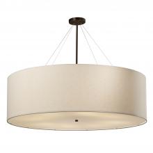 Justice Design Group FAB-9597-CREM-DBRZ - Classic 48" Drum Pendant