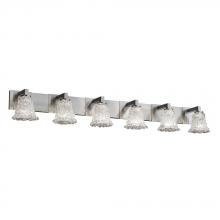 Justice Design Group GLA-8926-20-LACE-CROM - Modular 6-Light Bath Bar