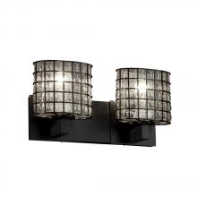 Justice Design Group WGL-8922-30-GRCB-CROM - Modular 2-Light Bath Bar