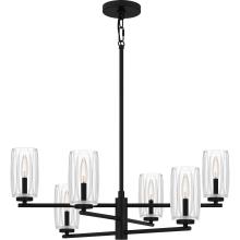 Quoizel CUN5026MBK - Cunningham 6-Light Matte Black Chandelier