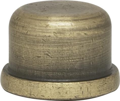 1/2" Finial; Zinc Die Cast 1/4-27; Antique Brass Finish