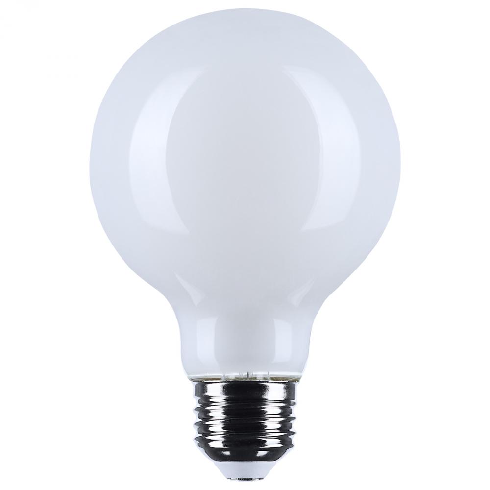 6 Watt G25 LED; Medium Base; White Finish; 3500K CCT; 120 Volt