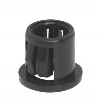 Satco Products Inc. 90/158 - Nylon Snap-In Bushing; For 3/8" Hole; Black Finish