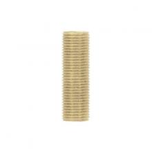 Satco Products Inc. 90/5006 - 1/8 IP Steel Nipple; Yellow Zinc Plated; 3/4" Length; 3/8" Wide