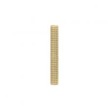 Satco Products Inc. 90/5092 - 1/8 IP Steel Nipple; Yellow Zinc Plated; 11-1/2" Length; 3/8" Wide