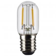 Satco Products Inc. S21343 - 3 Watt T6.5 LED; Clear; Intermediate base; 90 CRI; 3000K